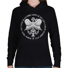 PRINTFASHION Turul - Női kapucnis pulóver - Fekete
