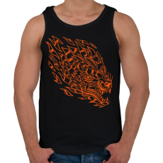 PRINTFASHION Tűzfarkas 2 - Férfi atléta - Fekete