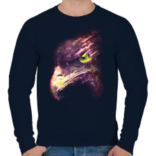 PRINTFASHION Tűzgolyó - Férfi pulóver - Sötétkék férfi pulóver, kardigán