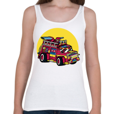 PRINTFASHION Tűzoltókocsi - Női atléta - Fehér