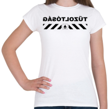 PRINTFASHION tűzoltósag-black - Női póló - Fehér női póló