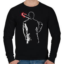PRINTFASHION TWD- Negan Lucille - Férfi pulóver - Fekete férfi pulóver, kardigán
