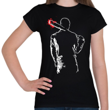 PRINTFASHION TWD- Negan Lucille - Női póló - Fekete női póló