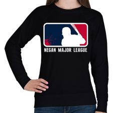 PRINTFASHION TWD - Negan Major League - Női pulóver - Fekete női pulóver, kardigán
