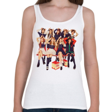 PRINTFASHION Twice csapat - Női atléta - Fehér női trikó