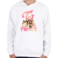 PRINTFASHION TWICE - Gyerek kapucnis pulóver - Fehér gyerek pulóver, kardigán