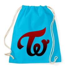 PRINTFASHION Twice logo - Sportzsák, Tornazsák - Surf blue tornazsák