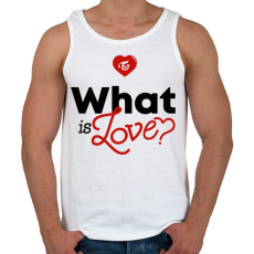 PRINTFASHION Twice: What is Love? - Férfi atléta - Fehér