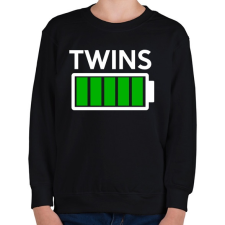 PRINTFASHION TWINS - Gyerek pulóver - Fekete gyerek pulóver, kardigán