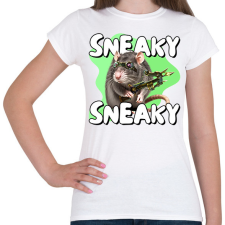 PRINTFASHION Twitch - SNEAKY, SNEAKY - Női póló - Fehér női póló