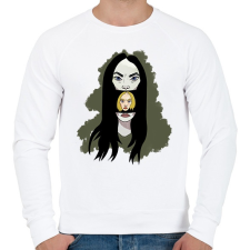 PRINTFASHION Two Face - Férfi pulóver - Fehér női pulóver, kardigán