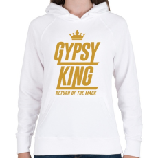 PRINTFASHION Tyson Fury - Női kapucnis pulóver - Fehér