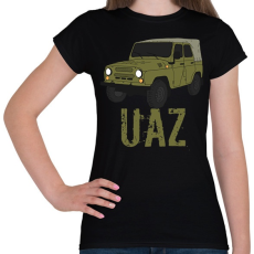 PRINTFASHION uaz - Női póló - Fekete