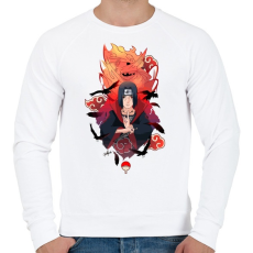 PRINTFASHION Uchiha Itachi - Férfi pulóver - Fehér