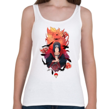 PRINTFASHION Uchiha Itachi - Női atléta - Fehér női trikó