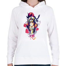 PRINTFASHION uchiha itachii - Női kapucnis pulóver - Fehér