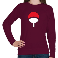 PRINTFASHION Uchiha jel - Női pulóver - Bordó