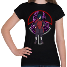 PRINTFASHION Uchiha Madara - Női póló - Fekete női póló