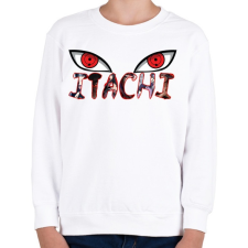 PRINTFASHION Ucsiha Itacsi eyes - Gyerek pulóver - Fehér gyerek pulóver, kardigán