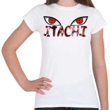PRINTFASHION Ucsiha Itacsi eyes - Női póló - Fehér női póló