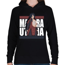 PRINTFASHION Ucsiha Madara - Női kapucnis pulóver - Fekete női pulóver, kardigán