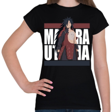 PRINTFASHION Ucsiha Madara - Női póló - Fekete női póló