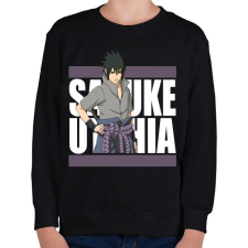 PRINTFASHION Ucsiha Szaszuke - Gyerek pulóver - Fekete gyerek pulóver, kardigán