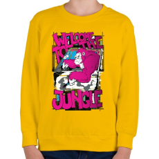 PRINTFASHION Üdv a dzsungelben  - Gyerek pulóver - Sárga