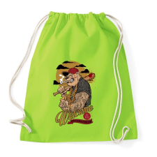 PRINTFASHION Üdvözöllek a környéken - Sportzsák, Tornazsák - Limezöld tornazsák