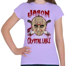 PRINTFASHION Üdvözöllek a kristály tónál - Női póló - Viola