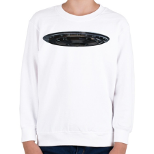 PRINTFASHION Ufo - Gyerek pulóver - Fehér gyerek pulóver, kardigán