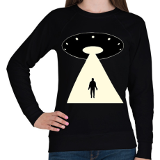 PRINTFASHION UFO - Női pulóver - Fekete