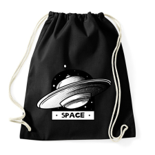PRINTFASHION UFO SPACE - Sportzsák, Tornazsák - Fekete tornazsák