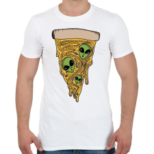 PRINTFASHION Ufó-szelet - Férfi póló - Fehér férfi póló