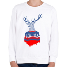 PRINTFASHION Ugly winter pulover - Gyerek pulóver - Fehér gyerek pulóver, kardigán