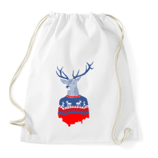 PRINTFASHION Ugly winter pulover - Sportzsák, Tornazsák - Fehér