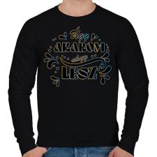 PRINTFASHION Úgy akarom - Férfi pulóver - Fekete férfi pulóver, kardigán