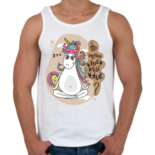 PRINTFASHION Ugyan kinek kell kávé? - Férfi atléta - Fehér atléta, trikó