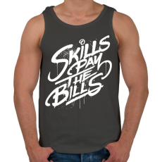 PRINTFASHION Ügyességi játék a számlákkal - Férfi atléta - Sötétszürke