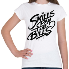 PRINTFASHION Ügyességi játék a számlákkal - Női póló - Fehér női póló