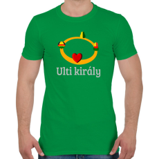 PRINTFASHION Ulti király - Férfi póló - Zöld