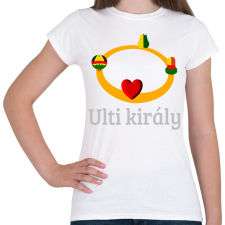 PRINTFASHION Ulti király - Női póló - Fehér női póló