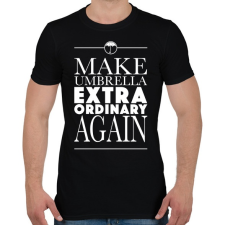 PRINTFASHION Umbrella Academy - Férfi póló - Fekete férfi póló