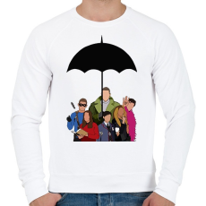 PRINTFASHION Umbrella Academy - Férfi pulóver - Fehér
