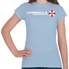 PRINTFASHION Umbrella corp - Női póló - Világoskék női póló