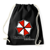 PRINTFASHION Umbrella corp  - Sportzsák, Tornazsák - Fekete