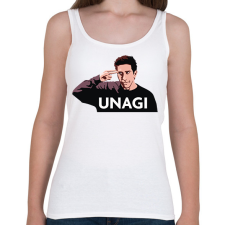 PRINTFASHION Unagi - Női atléta - Fehér női trikó