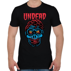 PRINTFASHION Undead - Férfi póló - Fekete