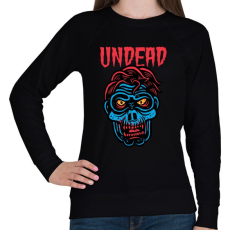 PRINTFASHION Undead - Női pulóver - Fekete