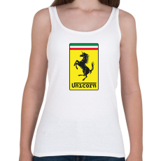 PRINTFASHION Unicorn - Ferrari - Női atléta - Fehér